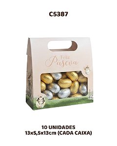 SACO COM ALÇA E VISOR PRACTICE C/10UN - C5387 - IDEIA (PÁSCOA)