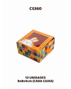 CAIXA 4 DOCES GAVETA COM VISOR C/10UN - C5360 - IDEIA (PÁSCOA)
