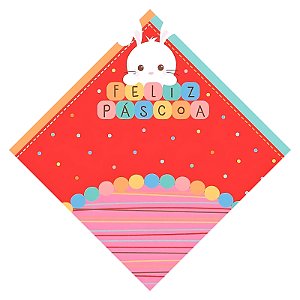 SACO EXPRESS FLAKES VERMELHO 32X32CM PARA OVOS DE 150G A 200G - PACOTE COM 25 UNIDADES