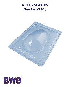 FORMA DE ACETATO SIMPLES OVO LISO 350g (10588) - BWB (PÁSCOA)