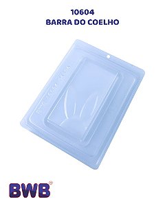 FORMA DE ACETATO 3 PARTES COM SILICONE BARRA DO COELHO (10604) - BWB (PÁSCOA)