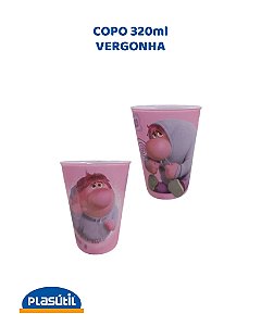 COPO 320ml VERGONHA - PLASÚTIL