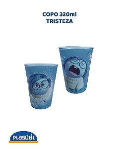 COPO 320ml TRISTEZA - PLASÚTIL