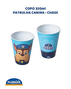 COPO 320ml CHASE PATRULHA CANINA - PLASÚTIL
