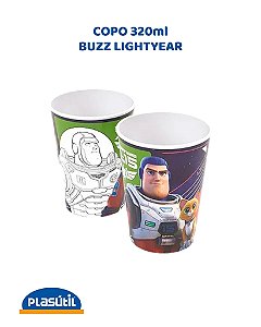 COPO PARA COLORIR 320ml BUZZ LIGHTYEAR - PLASÚTIL