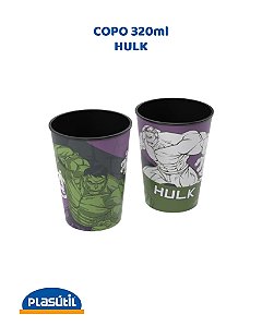 COPO PARA COLORIR 320ml HULK - PLASÚTIL