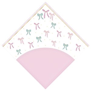 SACO EXPRESS LACINHOS 37,5X37,5CM PARA OVOS DE 250G A 350G - PACOTE COM 25 UNIDADES