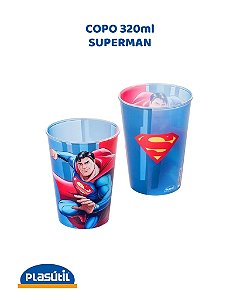 COPO 320ml SUPERMAN - PLASÚTIL