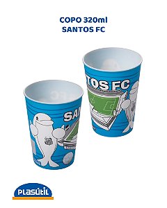 COPO PARA COLORIR 320ml SANTOS FC - PLASÚTIL