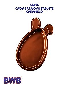 CAIXA PARA OVO TABLETE 14426 CARAMELO C/10UN - BWB