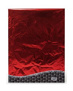 FOLHA CHUMBO 43,5X59cm VERMELHO C/40UN - EMBALE