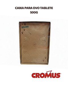 CAIXA PARA OVO TABLETE 500g C/6UN KRAFT - CROMUS (PÁSCOA)