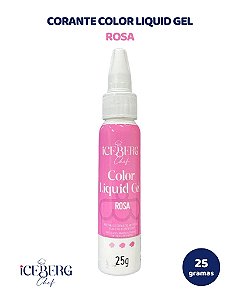 CORANTE COLOR LIQUID GEL 25g ROSA - ICEBERG