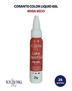 CORANTE COLOR LIQUID GEL 25g ROSA SECO - ICEBERG