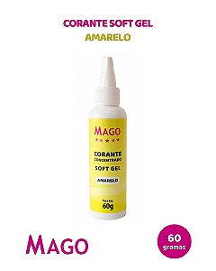 CORANTE SOFT GEL 60g AMARELO - MAGO
