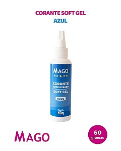 CORANTE SOFT GEL 60g AZUL - MAGO