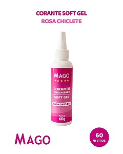 CORANTE SOFT GEL 60g ROSA CHICLETE - MAGO
