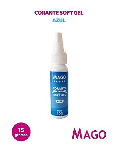 CORANTE SOFT GEL 15g AZUL - MAGO