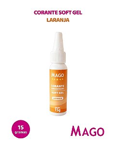 CORANTE SOFT GEL 15g LARANJA - MAGO