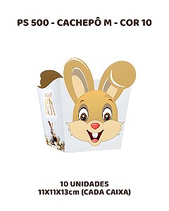 CACHEPÔ M C/10UN PS500 COR 10 - MF (PÁSCOA)