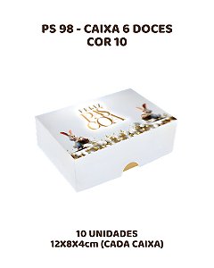 CAIXA 6 DOCES C/10UN PS98 COR 10 - MF (PÁSCOA)