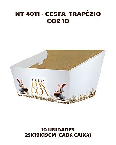 BANDEJA TRAPÉZIO C/10UN PS4011 COR 10 - MF (PÁSCOA)