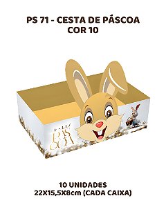 CESTA PÁSCOA C/10UN PS71 COR 10 - MF (PÁSCOA)