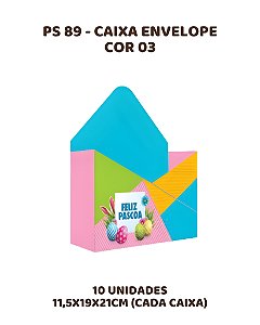 CAIXA ENVELOPE C/10UN PS89 COR 03 - MF (PÁSCOA)