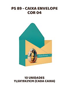 CAIXA ENVELOPE C/10UN PS89 COR 04 - MF (PÁSCOA)