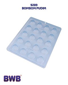 FORMA DE ACETATO SIMPLES - BOMBOM PUDIM (9289) - BWB (PÁSCOA)