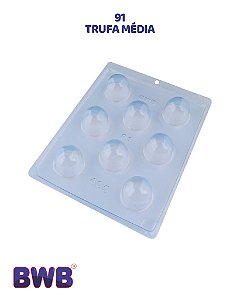 FORMA DE ACETATO SIMPLES - TRUFA MÉDIA (91) - BWB (PÁSCOA)