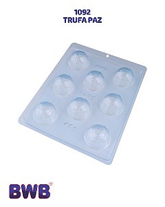 FORMA DE ACETATO SIMPLES - TRUFA PAZ (1092) - BWB (PÁSCOA)