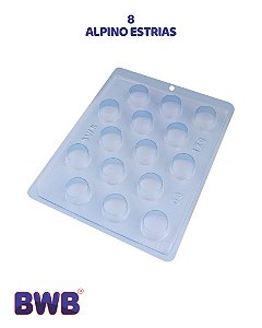 FORMA DE ACETATO SIMPLES - ALPINO ESTRIAS (08) - BWB (PÁSCOA)