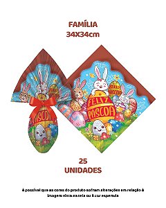 SACO EXPRESS C/25UN FAMÍLIA 34X34cm – EMBALE (PÁSCOA)