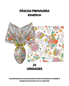 FOLHA POLI METALIZADA C/25UN PÁSCOA PRIMAVERA 69X89cm BRANCO – EMBALE (PÁSCOA)