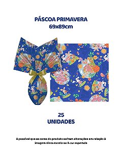 FOLHA POLI METALIZADA C/25UN PÁSCOA PRIMAVERA 69X89cm AZUL ESCURO – EMBALE (PÁSCOA)