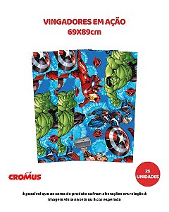 FOLHA 69X89cm VINGADORES EM AÇÃO C/25UN – CROMUS (PÁSCOA)