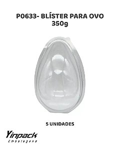 BLÍSTER PARA OVO DE 350g (P0633) C/5UN - YINPACK (PÁSCOA)