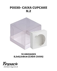 CAIXA CUPCAKE N.02 (P0030) C/10UN - YINPACK (PÁSCOA)