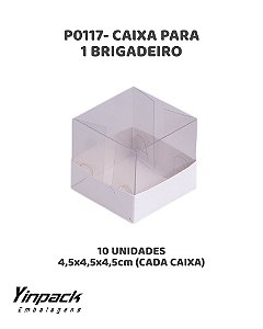 CAIXA PARA 1 BRIGADEIRO (P0117) C/10UN - YINPACK (PÁSCOA)