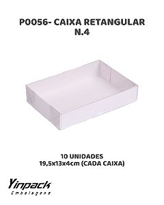 CAIXA RETANGULAR N.04 (P0056) C/10UN - YINPACK (PÁSCOA)