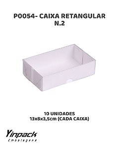 CAIXA RETANGULAR N.02 (P0054) C/10UN - YINPACK (PÁSCOA)