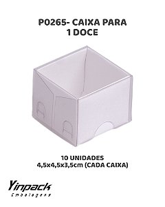 CAIXA PARA 1 DOCE (P0265) C/10UN - YINPACK (PÁSCOA)