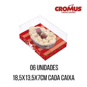 CAIXA FELICITA C/6UN PARA MEIO OVO DE 350G - CROMUS (PÁSCOA)