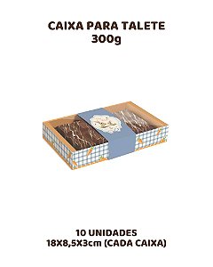 CAIXA PARA TABLETE 300g C/10UN LOVELY GARDEN - CROMUS (PÁSCOA)