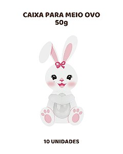 CAIXA PARA MEIO OVO 50g C/10UN FELICITA LOLA - CROMUS (PÁSCOA)