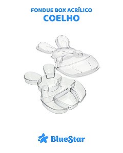 FONDUE BOX COELHO 1,3L - BLUESTAR (PÁSCOA)