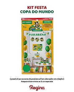 KIT FESTA MICKEY COPA DO MUNDO - REGINA FESTAS