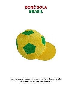 BONÉ AMARELO BOLA - COPA DO MUNDO