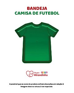 BANDEJA CAMISA FUTEBOL VERDE BANDEIRA - MIRANDINHA (COPA DO MUNDO)